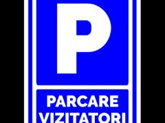 Placuta pentru parcare vizitatori